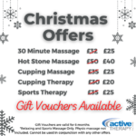 Christmas Offers at Active Therapy