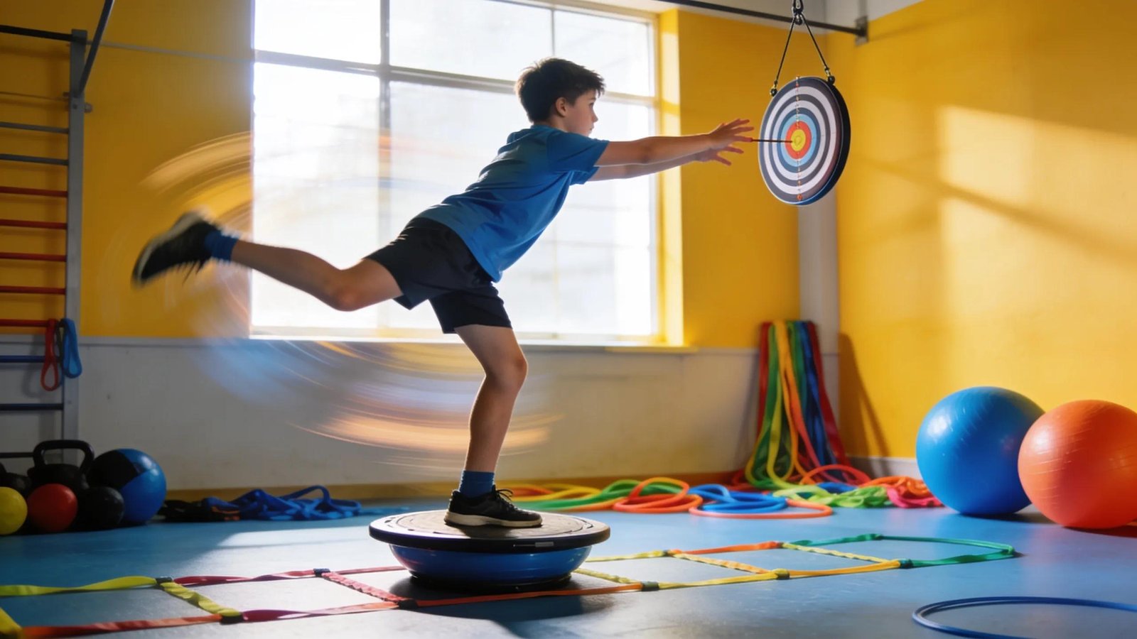Athlete engaging in balance and coordination drills for effective sports injury recovery