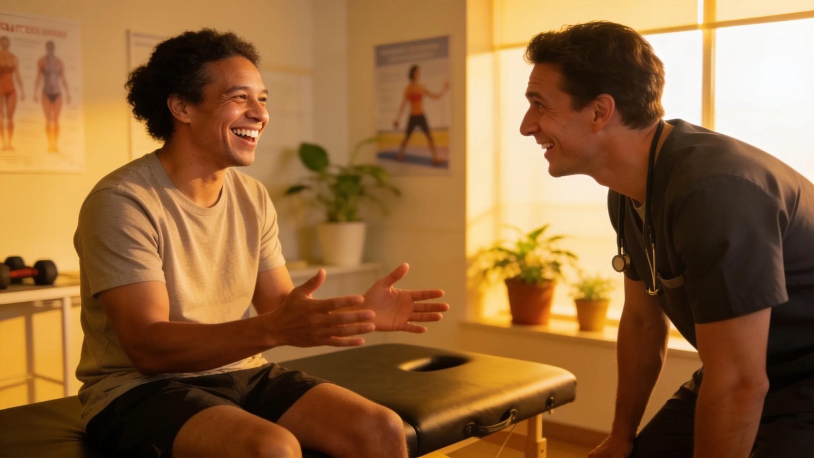 Patient sharing their success story after effective sciatica treatment at Active Therapy Clinic