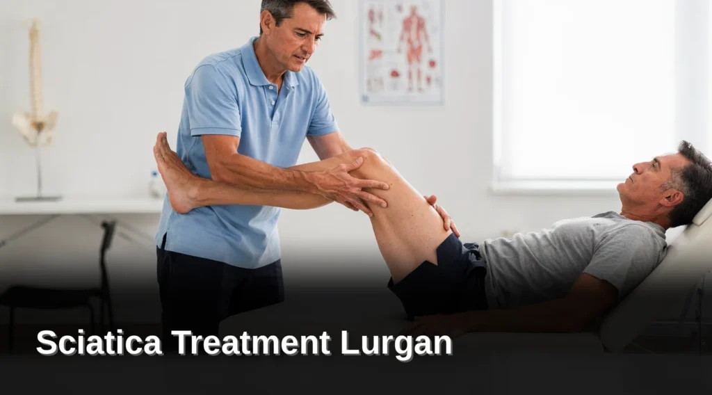 A sciatica assessment starts with practical movement tests, not machines. Chartered physiotherapists check muscle strength