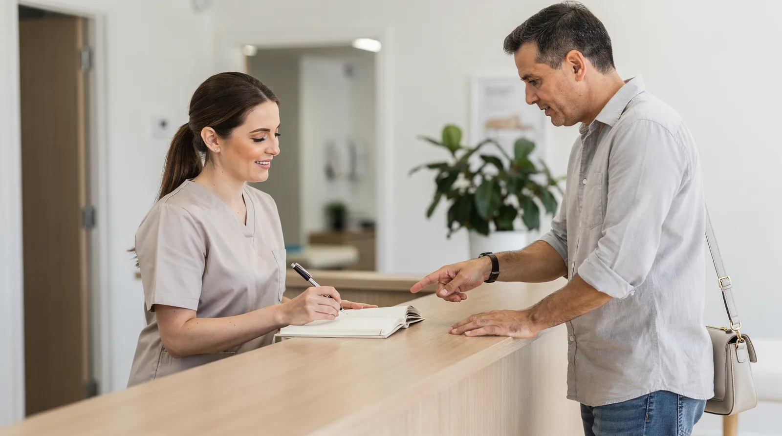 Booking starts with a simple call or online request to the Lurgan or Lisburn clinic